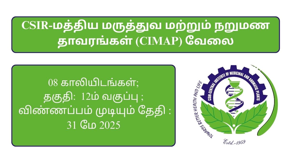 CIMAP Recruitment 2025