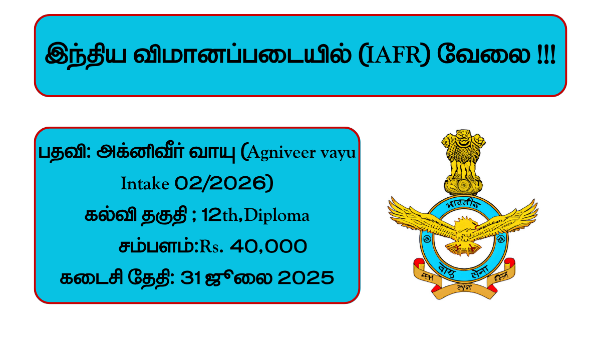 Indian Air Force Recruitment 2025