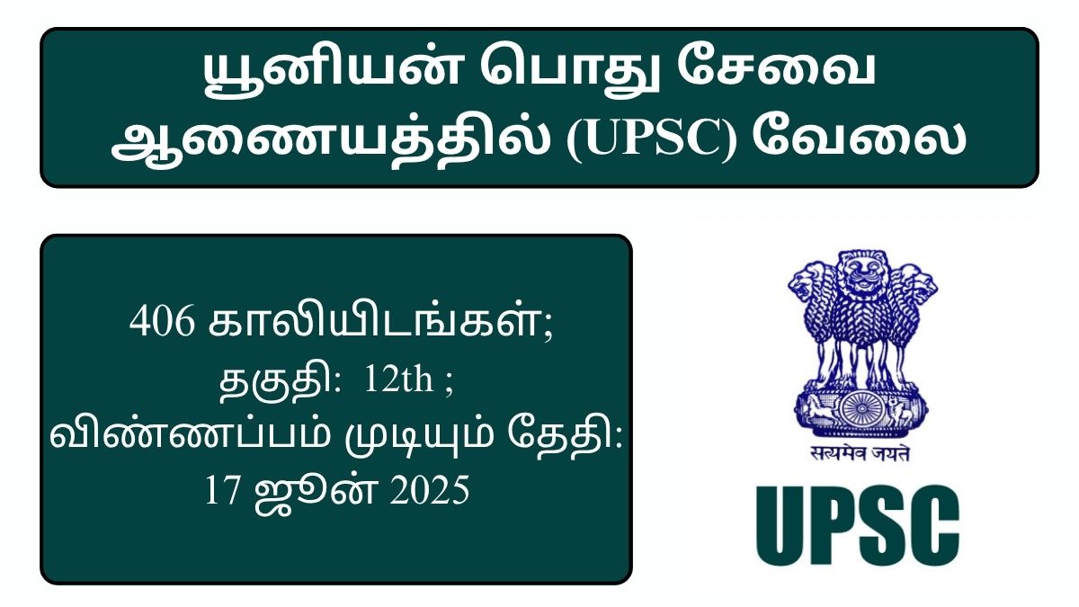 UPSC Recruitment 2025