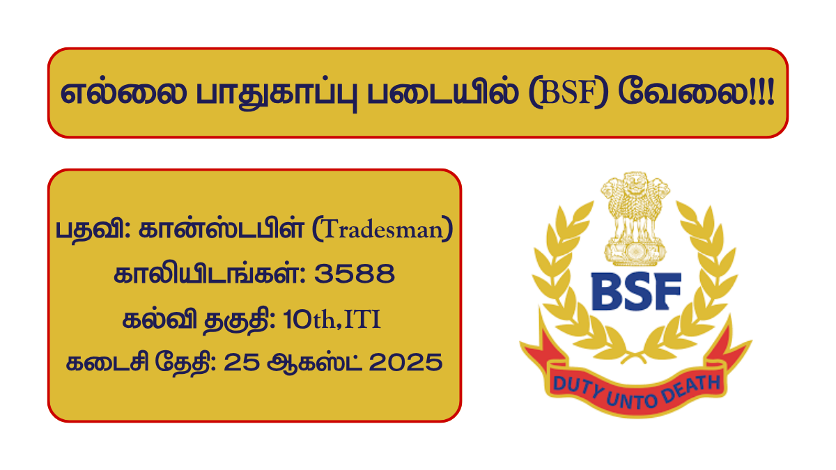 BSF Recruitment 2025