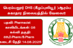 Perambalur DHS Recruitment 2025