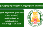 TN Litigation Department Recruitment 2025
