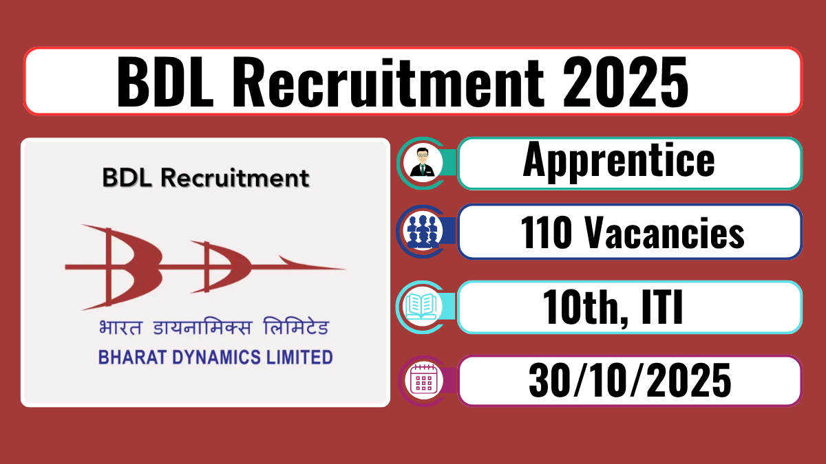 BDL Recruitment 2025