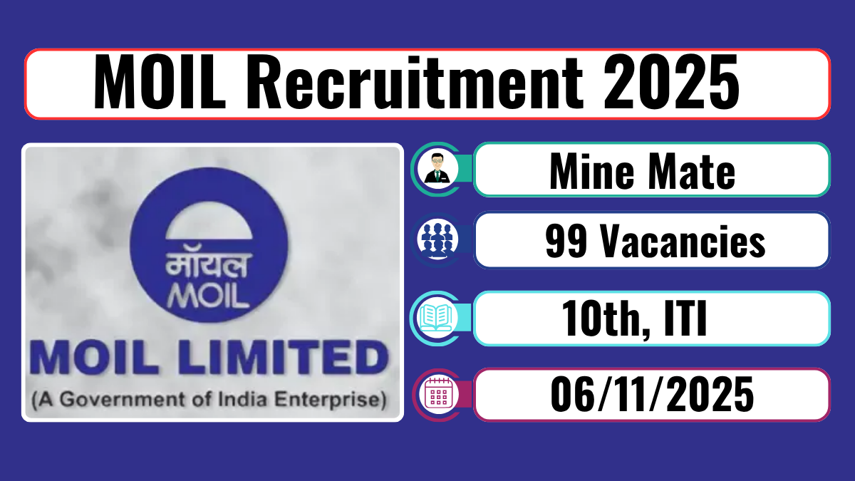 MOIL Recruitment 2025
