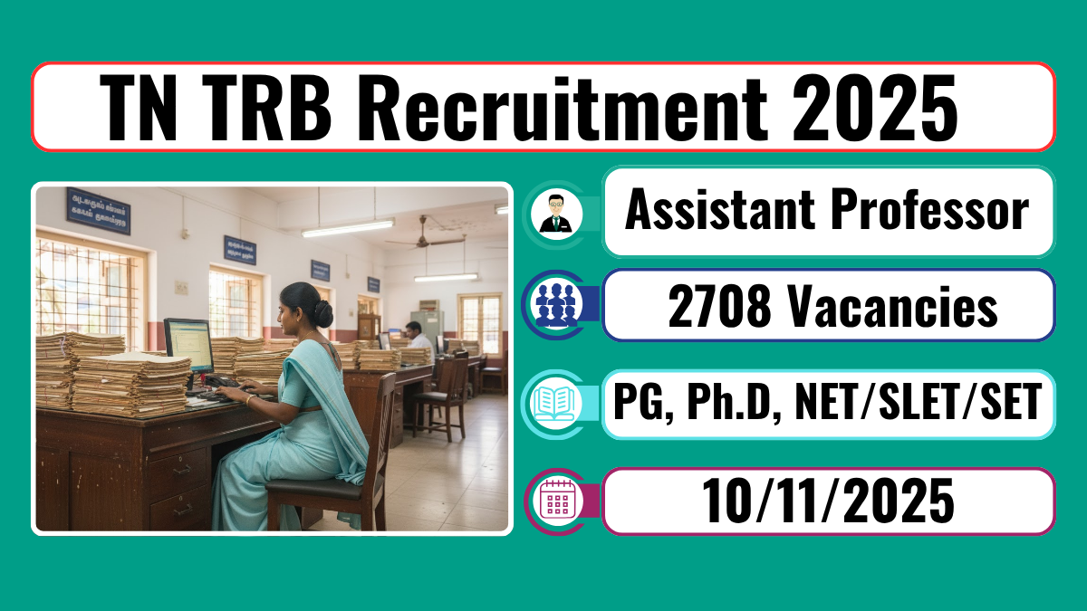 TN TRB Recruitment 2025