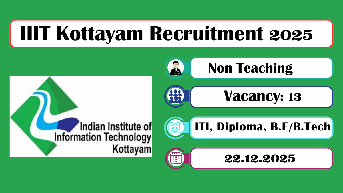 IIIT Kottayam Recruitment 2025