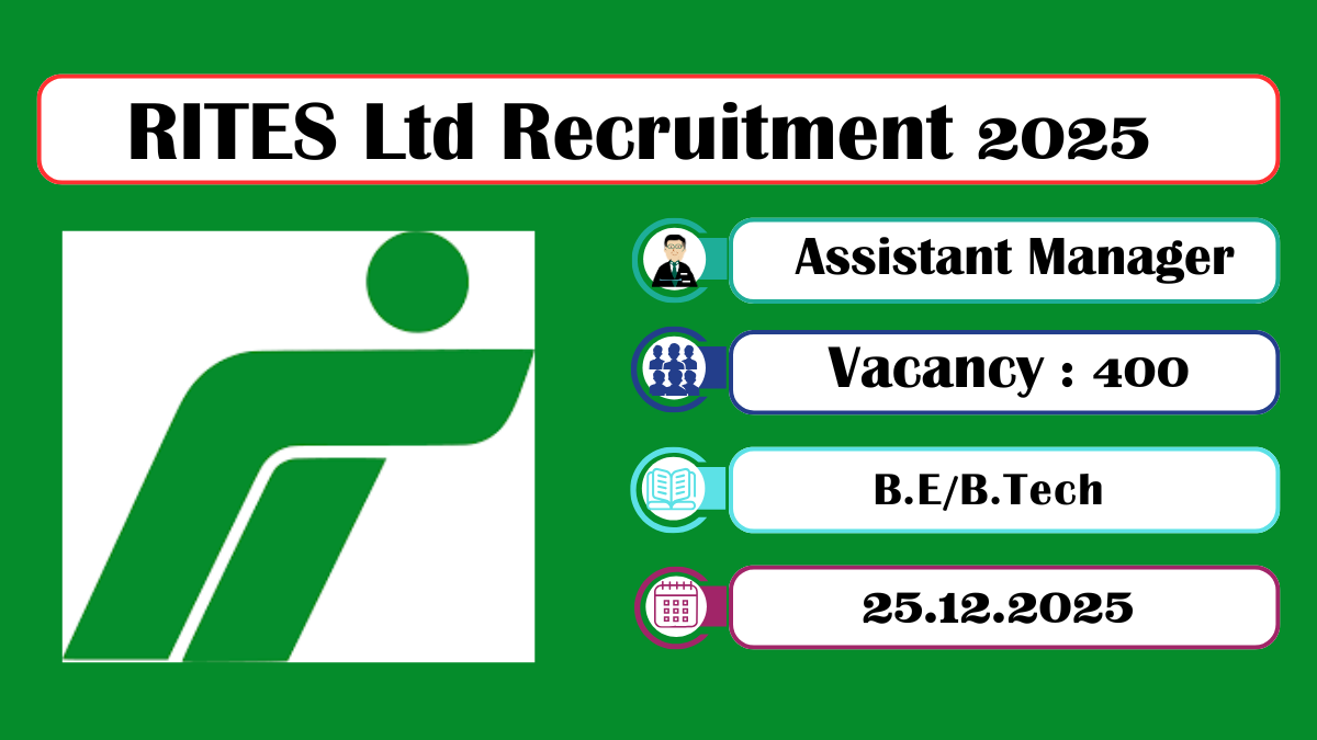 RITES Ltd Recruitment 2025