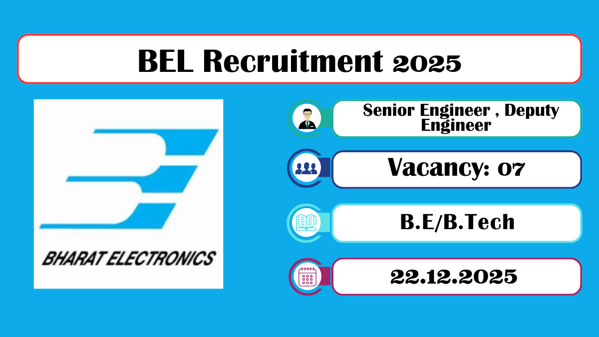 BEL Recruitment 2025