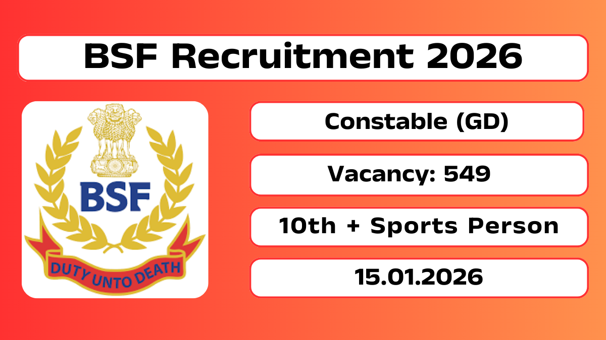 BSF Recruitment 2026