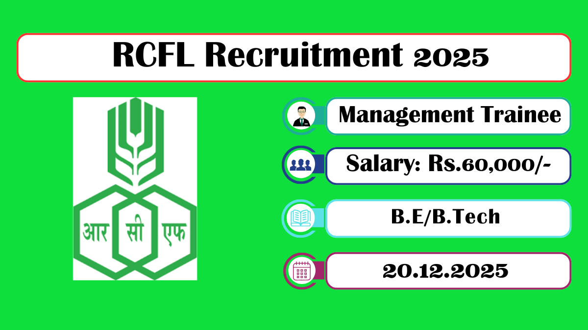 RCFL Recruitment 2025
