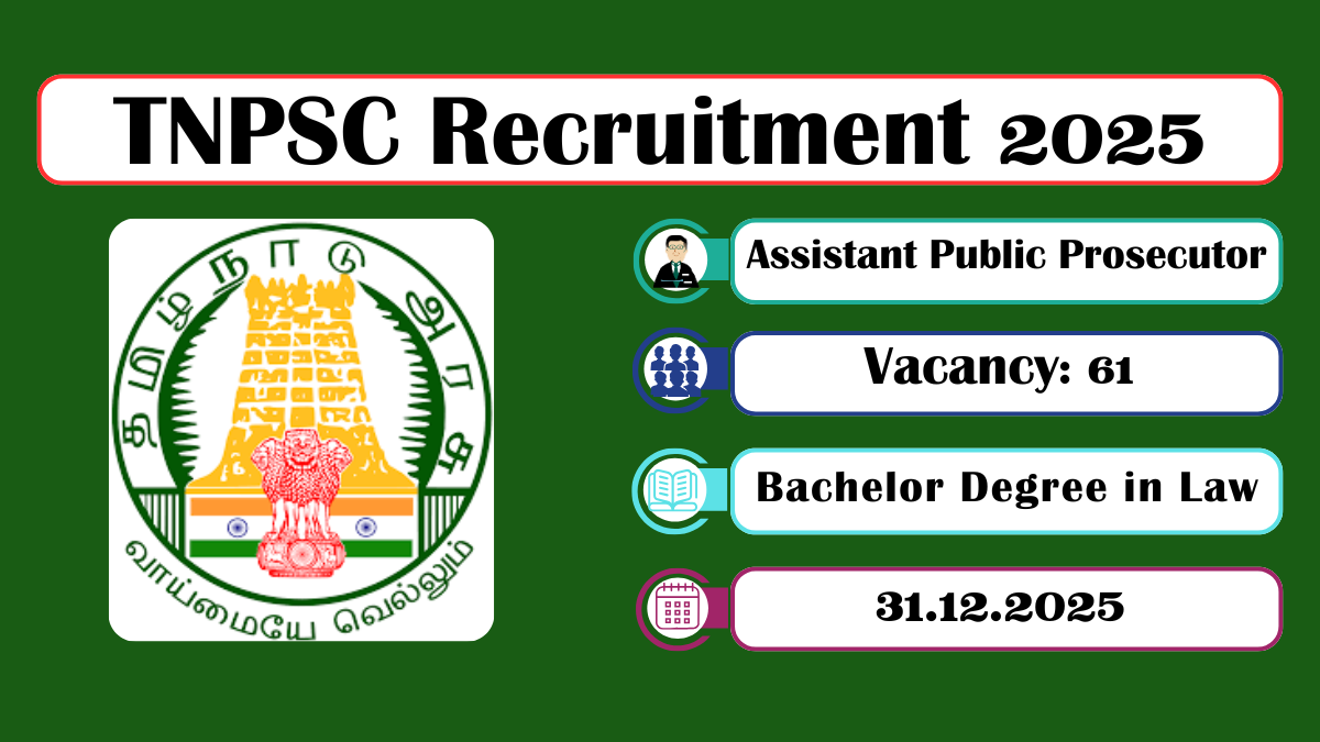 TNPSC Recruitment 2025