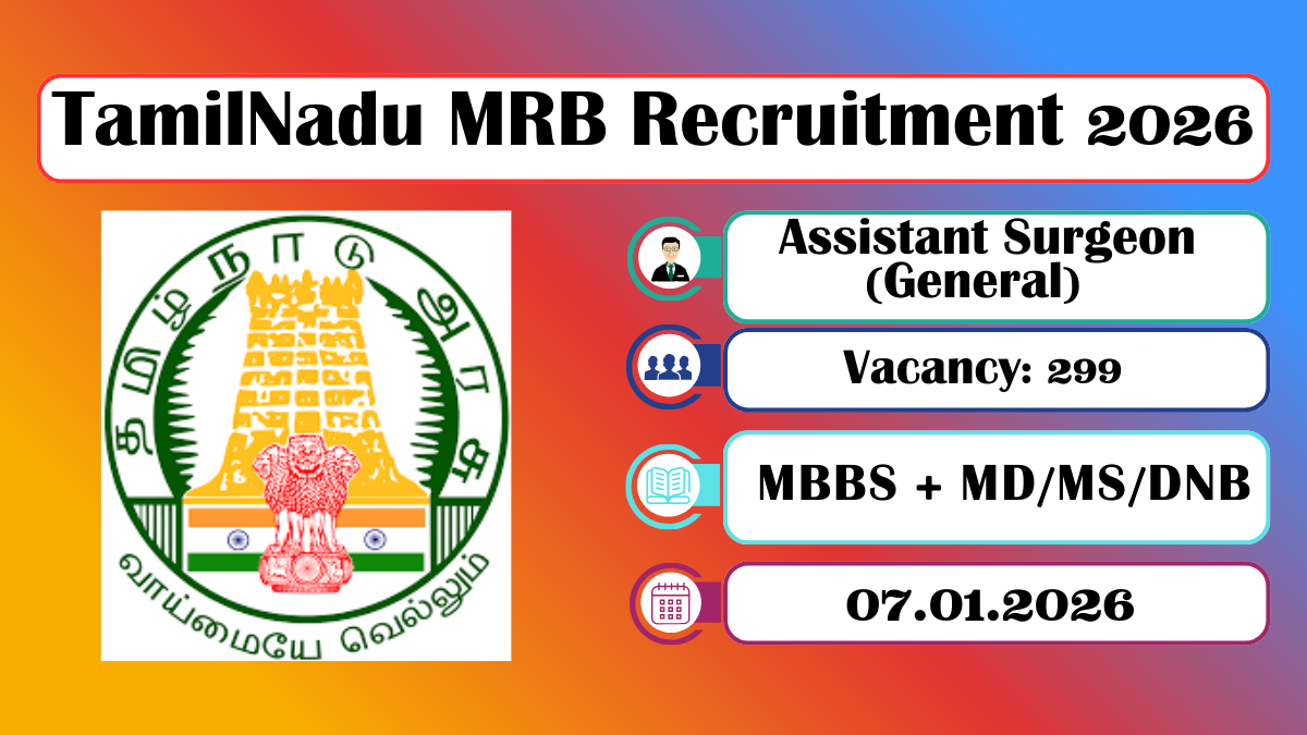 TamilNadu MRB Recruitment 2026