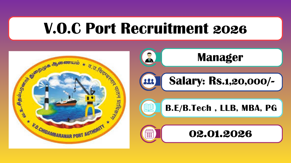V.O.C Port Recruitment 2026