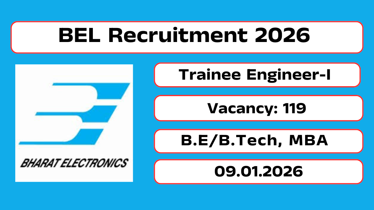 BEL Recruitment 2026