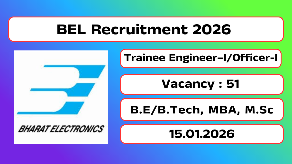 BEL Recruitment 2026