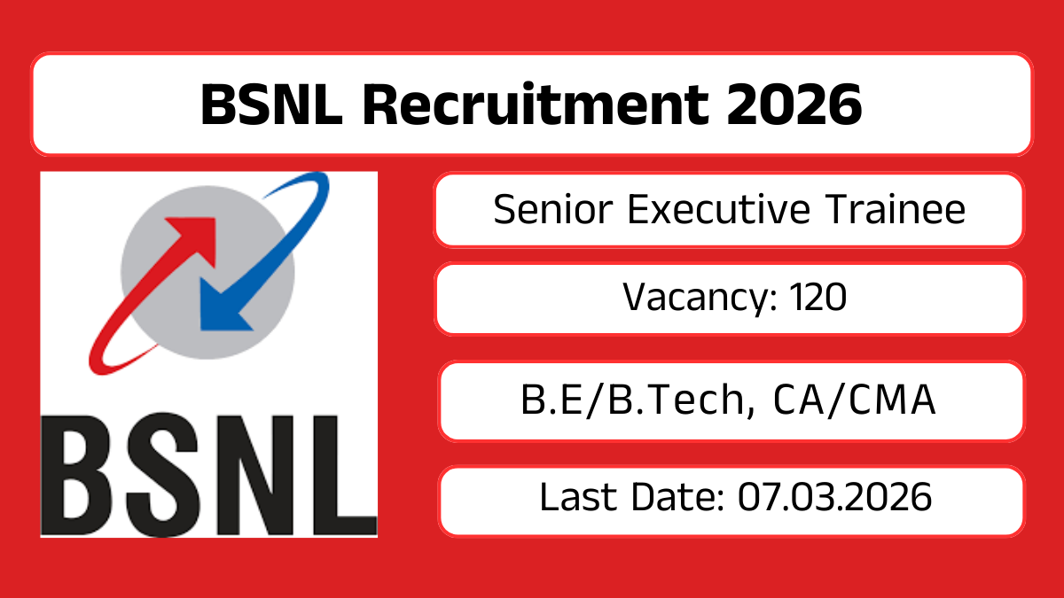 BSNL Recruitment 2026