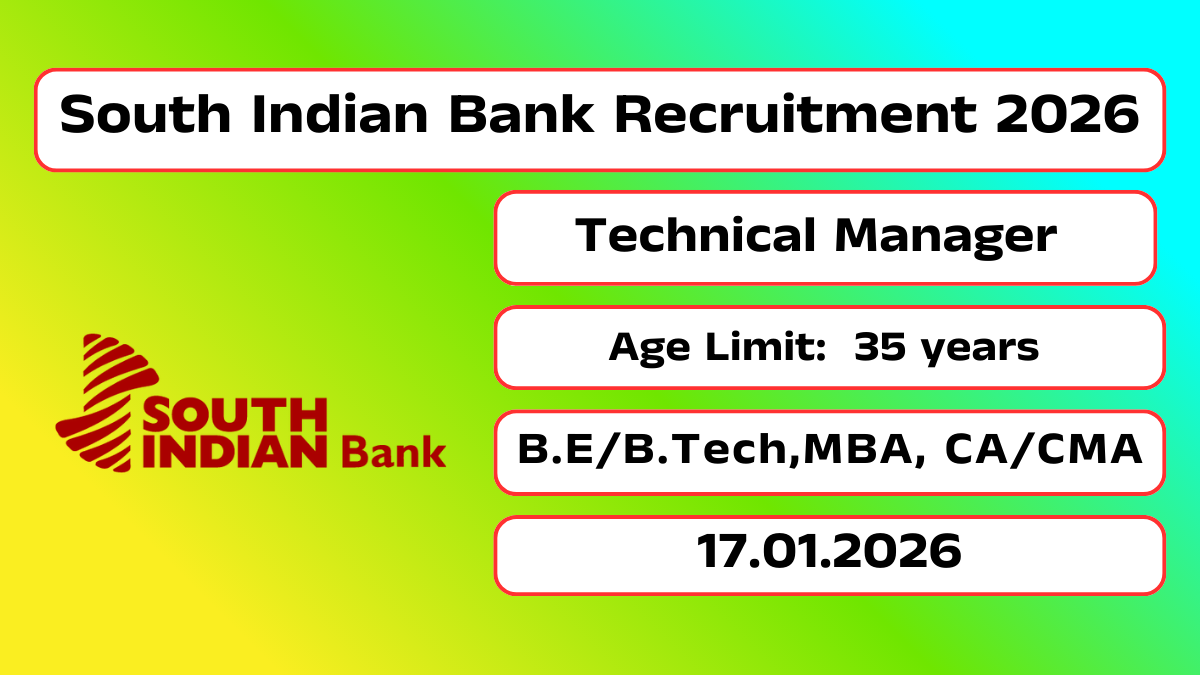 South Indian Bank Recruitment 2026