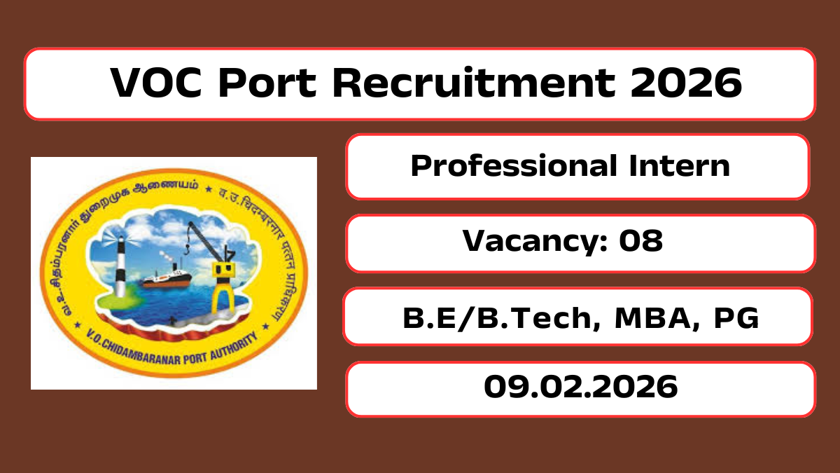 VOC Port Recruitment 2026