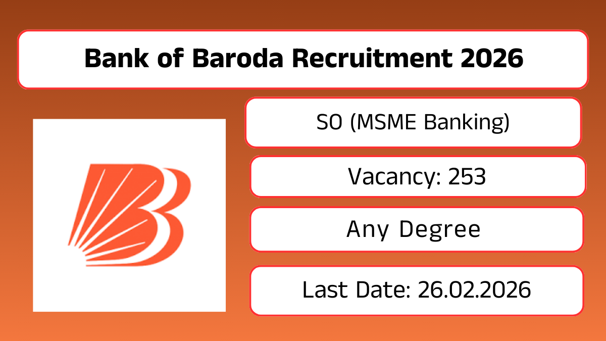 Bank of Baroda Recruitment 2026