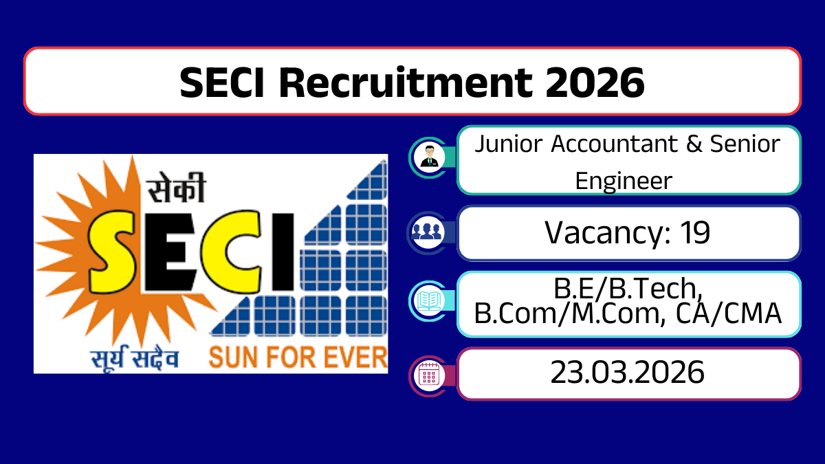SECI Recruitment 2026