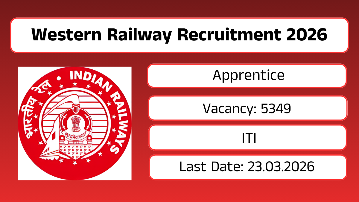 Western Railway Recruitment 2026