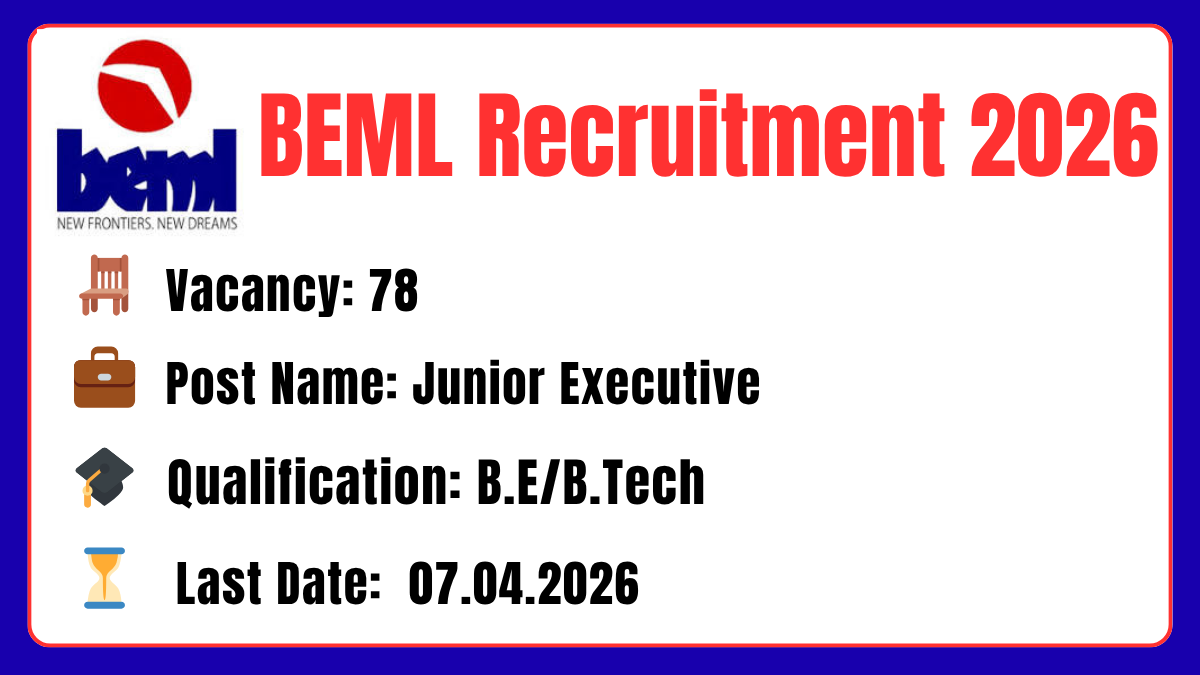 BEML Recruitment 2026