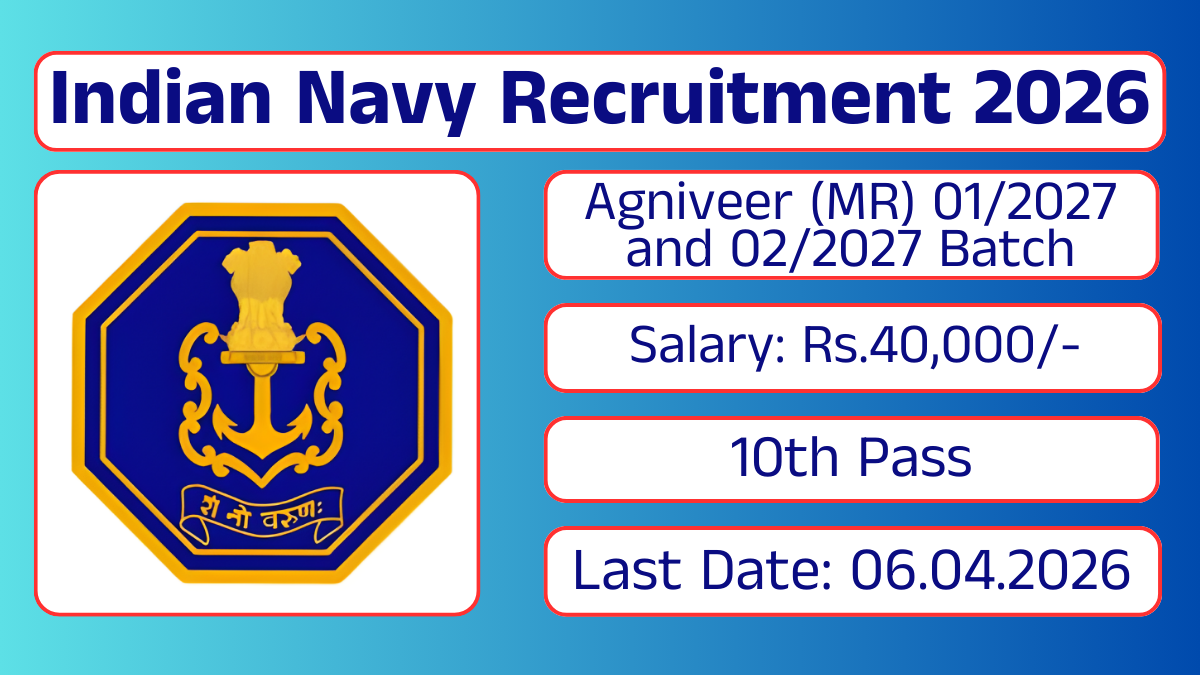 Indian Navy Recruitment 2026