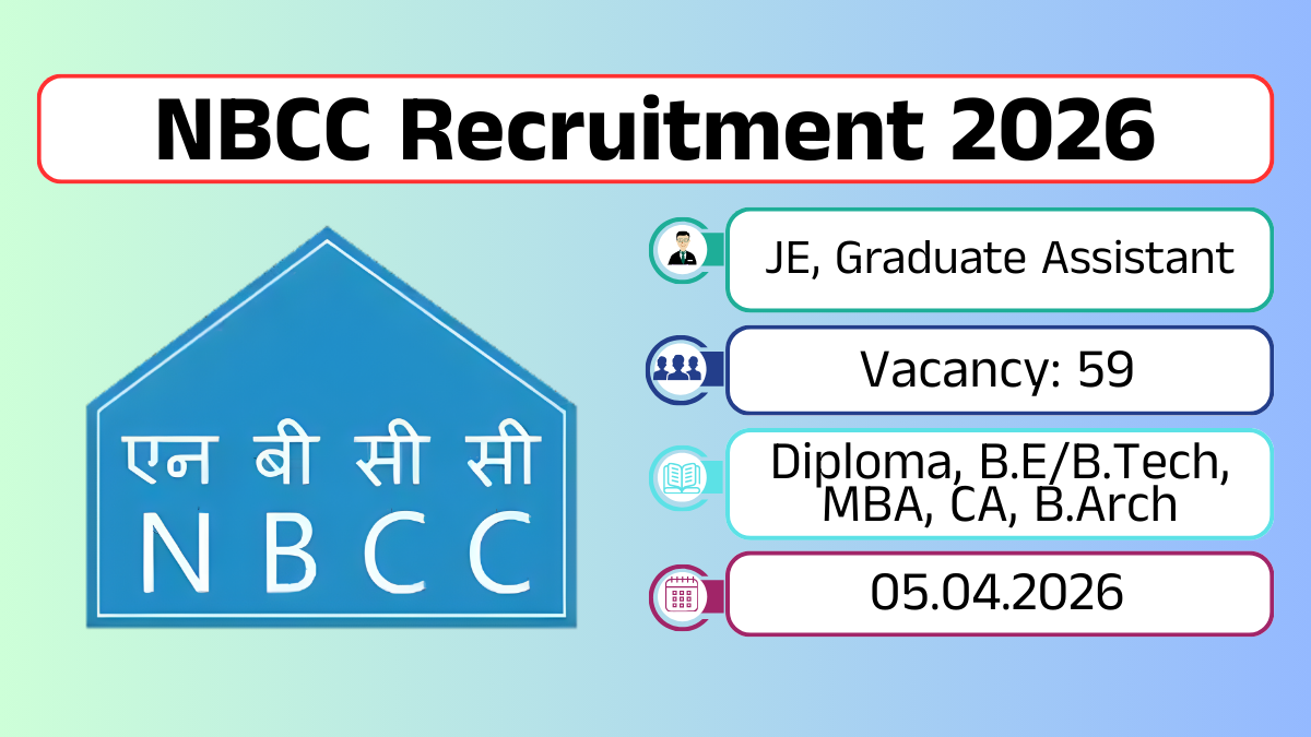 NBCC Recruitment 2026