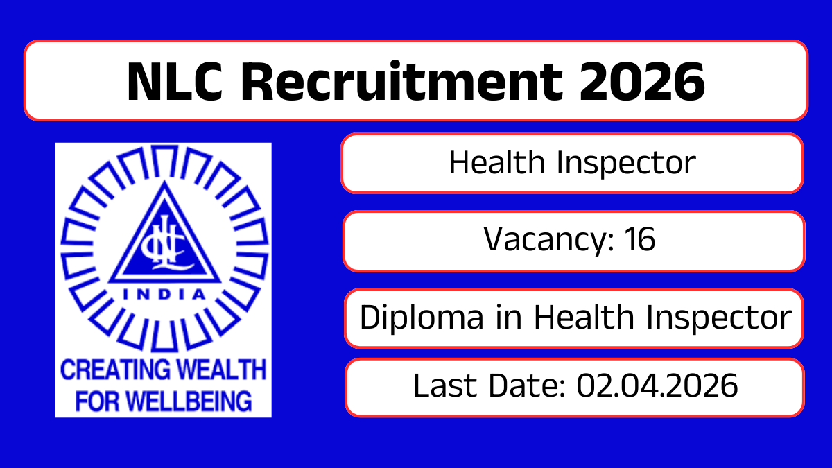 NLC Recruitment 2026
