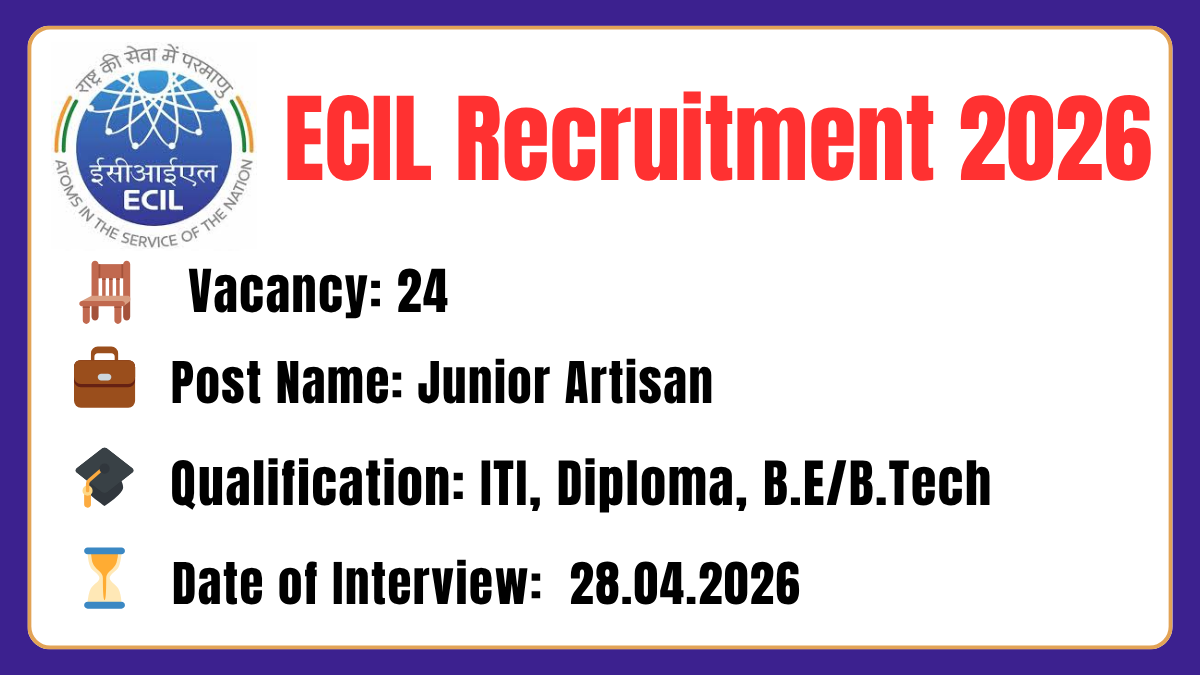 ECIL Recruitment 2026