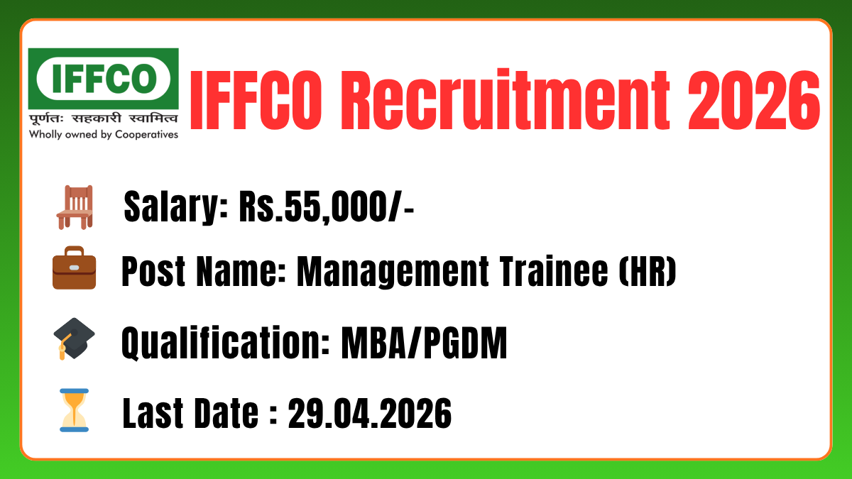 IFFCO Recruitment 2026
