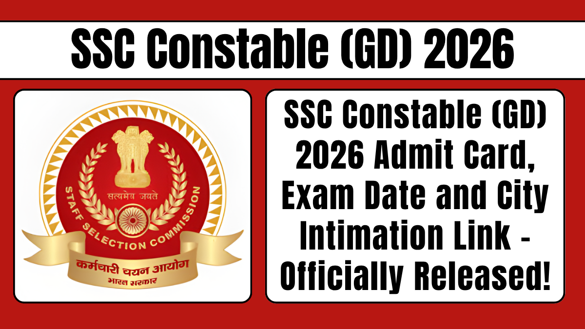 SSC Constable (GD) 2026