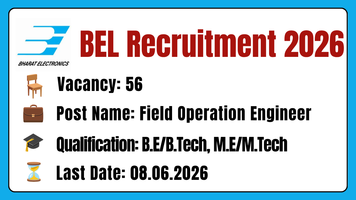 BEL Recruitment 2026