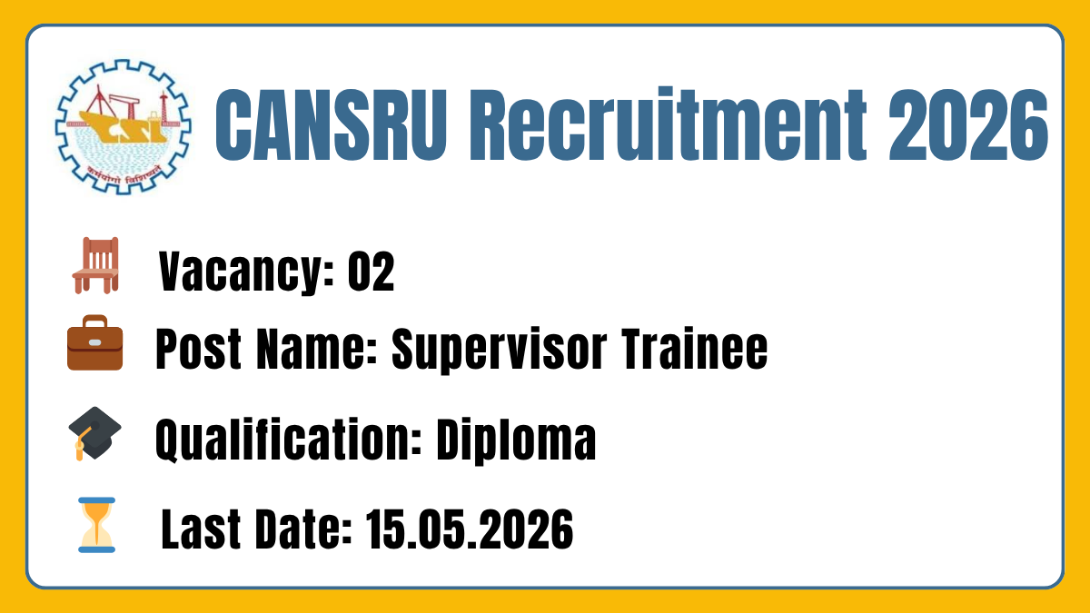 CANSRU Recruitment 2026