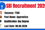 SBI Recruitment 2026