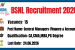 BSNL Recruitment 2026