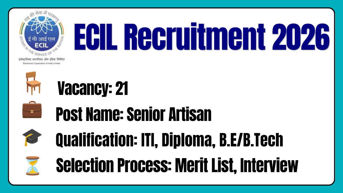 ECIL Recruitment 2026