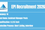 EPI Recruitment 2026