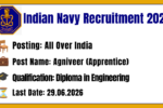 Indian Navy Recruitment 2026