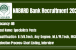 NABARD Bank Recruitment 2026