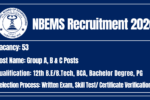 NBEMS Recruitment 2026