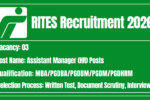 RITES Recruitment 2026