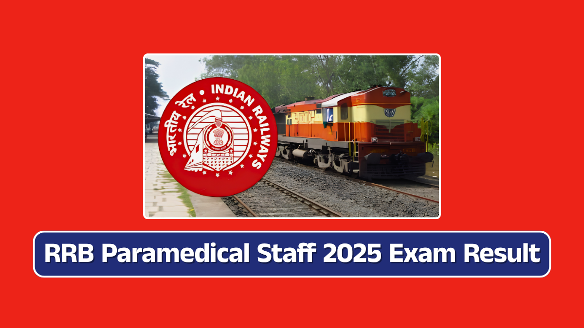 RRB Paramedical Staff 2025 Exam Result