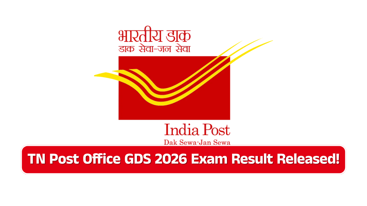 TN Post Office GDS 2026 Exam Result