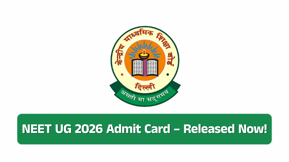 alt=NEET UG 2026 Admit Card