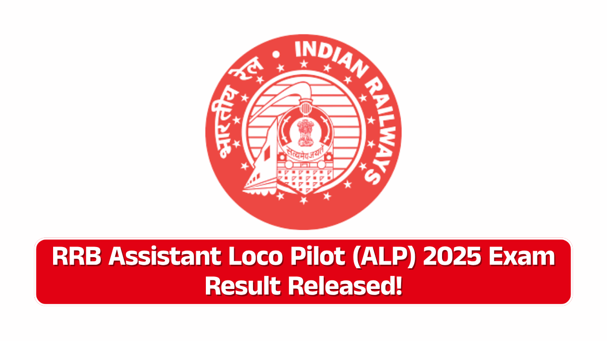 alt=RRB Assistant Loco Pilot (ALP) 2025 Exam Result