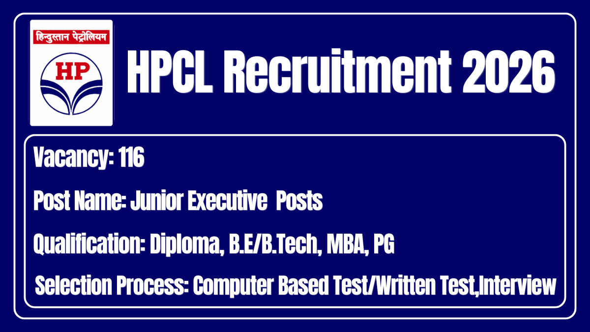HPCL Recruitment 2026