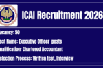 ICAI Recruitment 2026