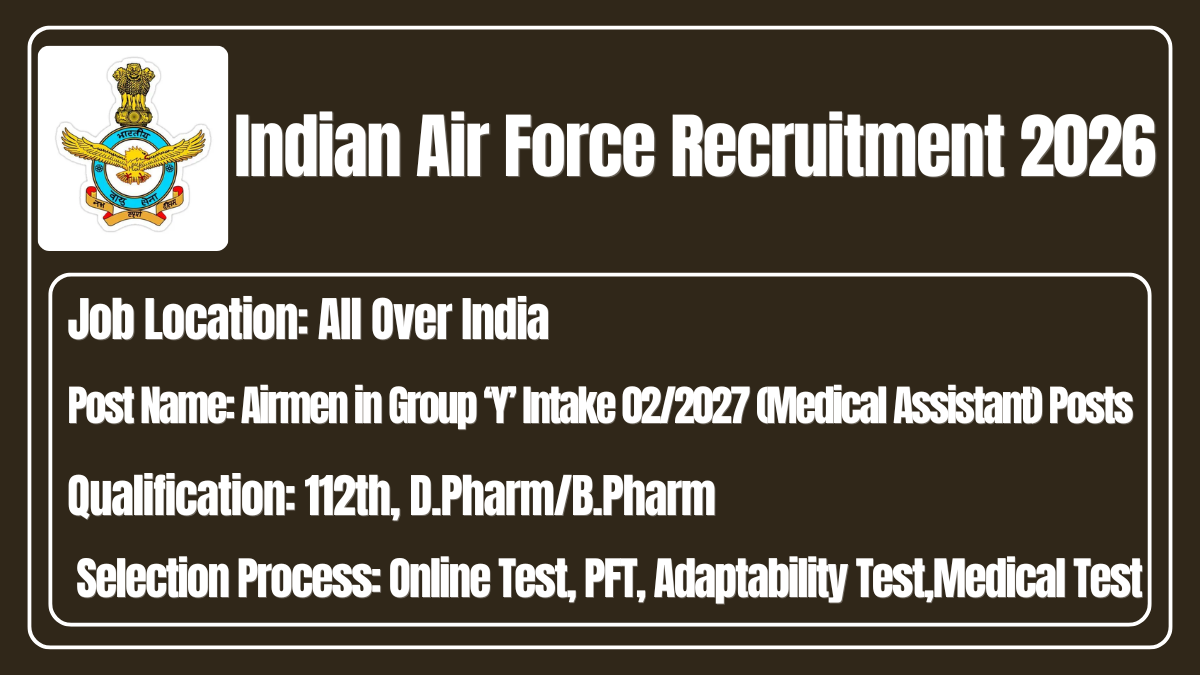Indian Air Force Recruitment 2026