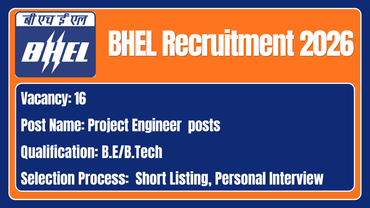 BHEL Recruitment 2026